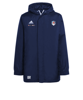 adidas Entrada 22 Stadium Jacke Blau