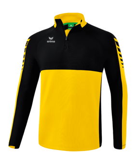 Erima Six Wings Trainingstop Gelb Schwarz - gelb