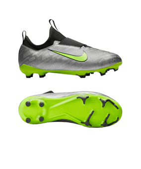 Nike Jr Air Zoom Mercurial Vapor XV Academy FG/MG FG/MG Kids Silber Gelb F060 - silber
