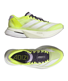 adidas Dames Adizero Boston 13 Loopschoen Geel - geel