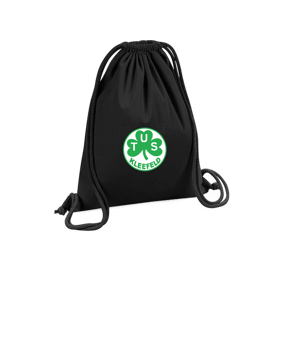 Merch Organic Premium Cotton Gymsack Black | #logo4c