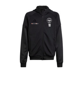 adidas Tiro 25 Travel Kapuzenjacke Kids Schwarz