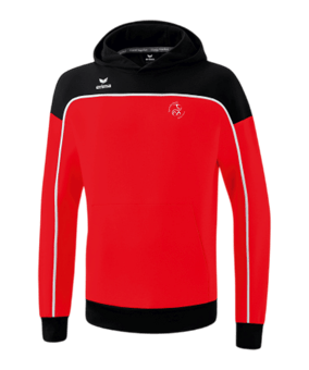 Erima Change by Hoody Kids Rot Schwarz 