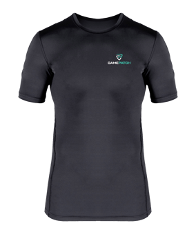 Gamepatch Compressishirt Hemd Schwarz - schwarz