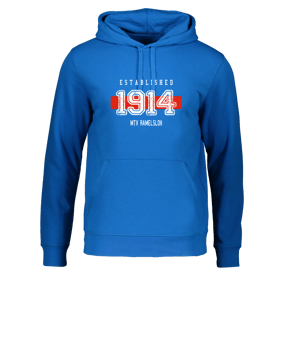 Merch Drummer 2.0 Hoody Royal Blue | #established