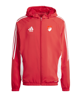 adidas Tiro 24 Windbreaker Rot Weiss