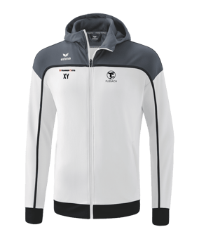 Erima Change by Kapuzenjacke Kids Weiss Grau 
