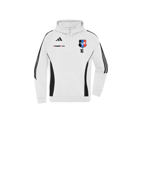 adidas Tiro 24 Hoody Kids Weiss Schwarz