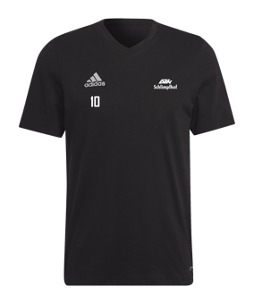 adidas Entrada 22 T-Shirt Schwarz