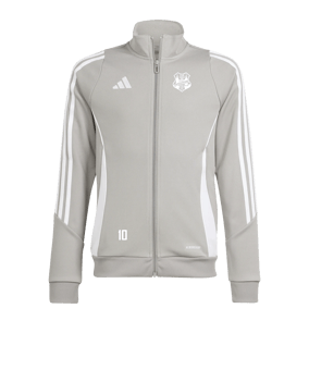 adidas Tiro 24 Trainingsjacke Grau Weiss