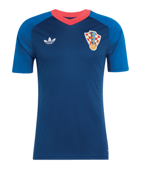 adidas Kroatien Pre-Match Trikot Away 2026 Blau