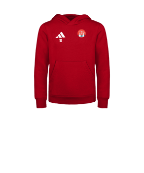 adidas Entrada 26 Sweatshirt à capuche Enfants Rouge