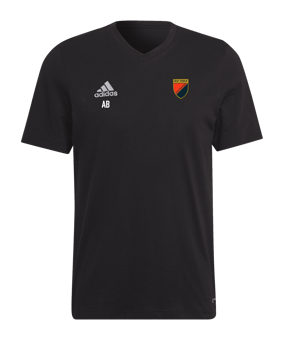 adidas Entrada 22 T-Shirt Schwarz