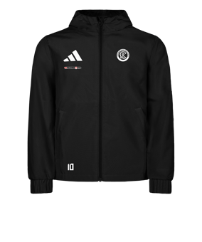 adidas Entrada 26 Regenjacke Schwarz