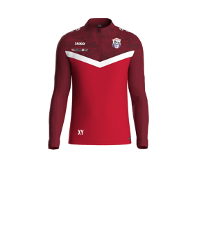 JAKO Iconic HalfZip Sweatshirt Kids Rot F103