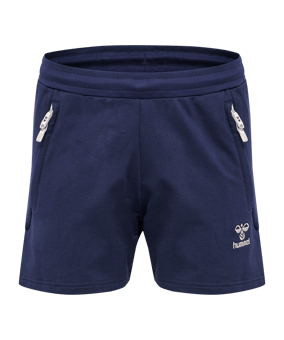 Hummel Move Grid Cotton Short Damen Blau F7026 - blau