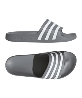 adidas Adilette Aqua Badelatsche Grau - grau
