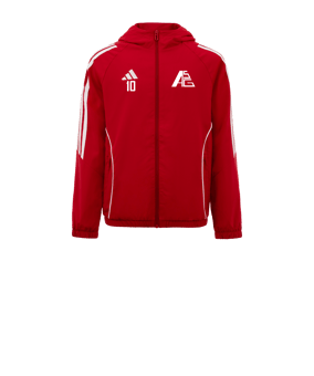 adidas Tiro 24 Windbreaker Kids Rot Weiss