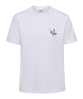 hummel Loose Lesson T-Shirt Weiss F9001 - weiss