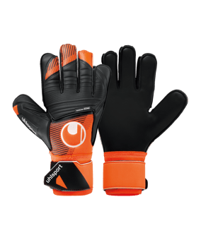 uhlsport Soft Resist+ TW-Handschuhe Orange Schwarz F01 - orange