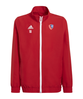 adidas Entrada 22 Präsentationsjacke Kids Rot