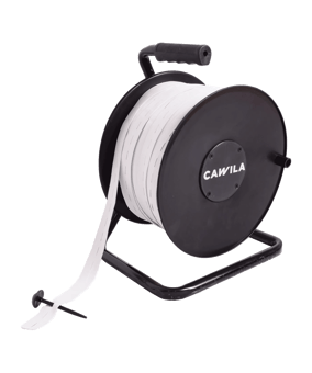 Cawila CORE Spielfeldmarkierung Flex 2,5cm 150m Weiss - weiss