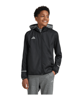 adidas Sportswear Jacke Kids Schwarz - schwarz