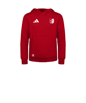 adidas Entrada 26 Hoody Kids Rot