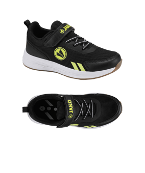 JAKO Sportschuh Power Jr Kids Schwarz Gelb F819 - schwarz