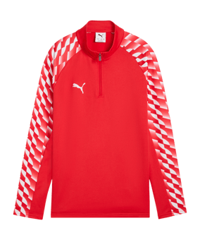 PUMA teamLIGA26 Training 1/4 Zip Top Kids Rot F01 - rot