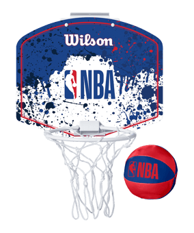 Wilson Mini Basketballkorb Rot - rot