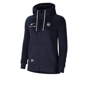 Nike Park 20 Fleece Kapuzenjacke Damen Blau F451