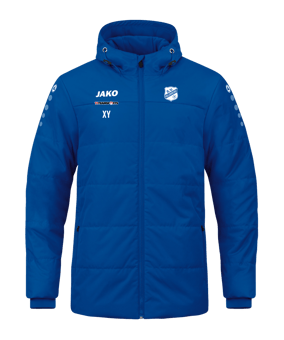 JAKO Team Coach Kapuzenjacke Kids Blau F400 