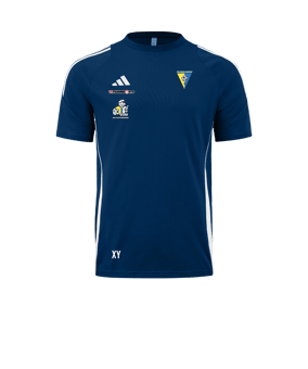 adidas Tiro 24 T-Shirt Blau Weiss