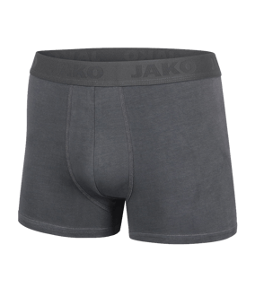 JAKO Boxershorts Premium 2er Pack Grau F21 - grau