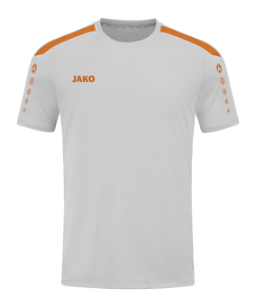 JAKO Power Trikot Kids Grau Orange F846 - grau