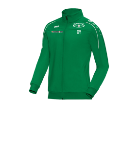 JAKO Classico Polyesterjacke Kids Grün Weiss F06