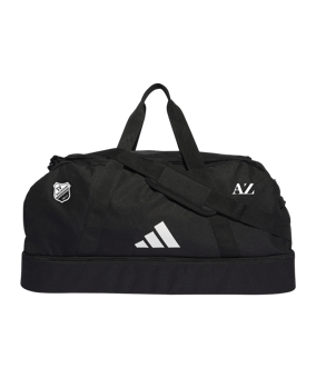adidas Tiro League Duffel Bag Gr. L Schwarz Weiss