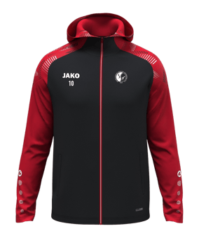 JAKO Sonic Kapuzenjacke Damen Schwarz F812