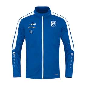 JAKO Power Polyesterjacke Blau Weiss F400