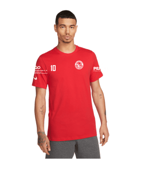 Nike Park 20 T-Shirt Rot Weiss F657
