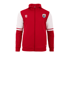 Veste à capuche adidas Squadra 25 enfants rouges 