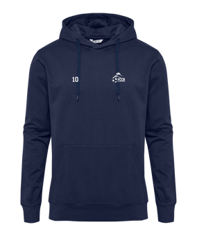 Sweat à capuche Hummel GO 2.0 bleus F7026 