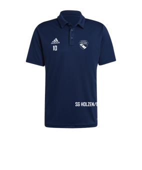 adidas Entrada 22 Poloshirt Blau