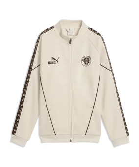 PUMA FC St. Pauli KING Anthem Jacke Kids Weiß F10