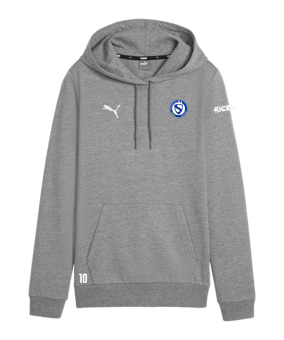 PUMA teamGOAL Casuals Hoody Damen Grau F33