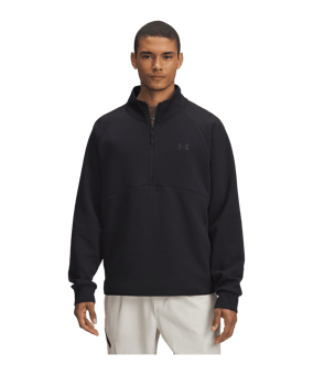 Under Armour Unstoppable Flc Half Zip Top Schwarz F001 - schwarz