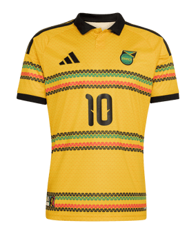 adidas JFF Jamaika Marley 10 Trikot Home WM 2026 Gelb - gelb