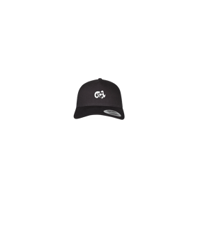 Merch 5 Panel Retro Trucker Cap Schwarz | #logo