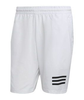 adidas 3 Stripes Tennis Short Weiss Schwarz - weiss